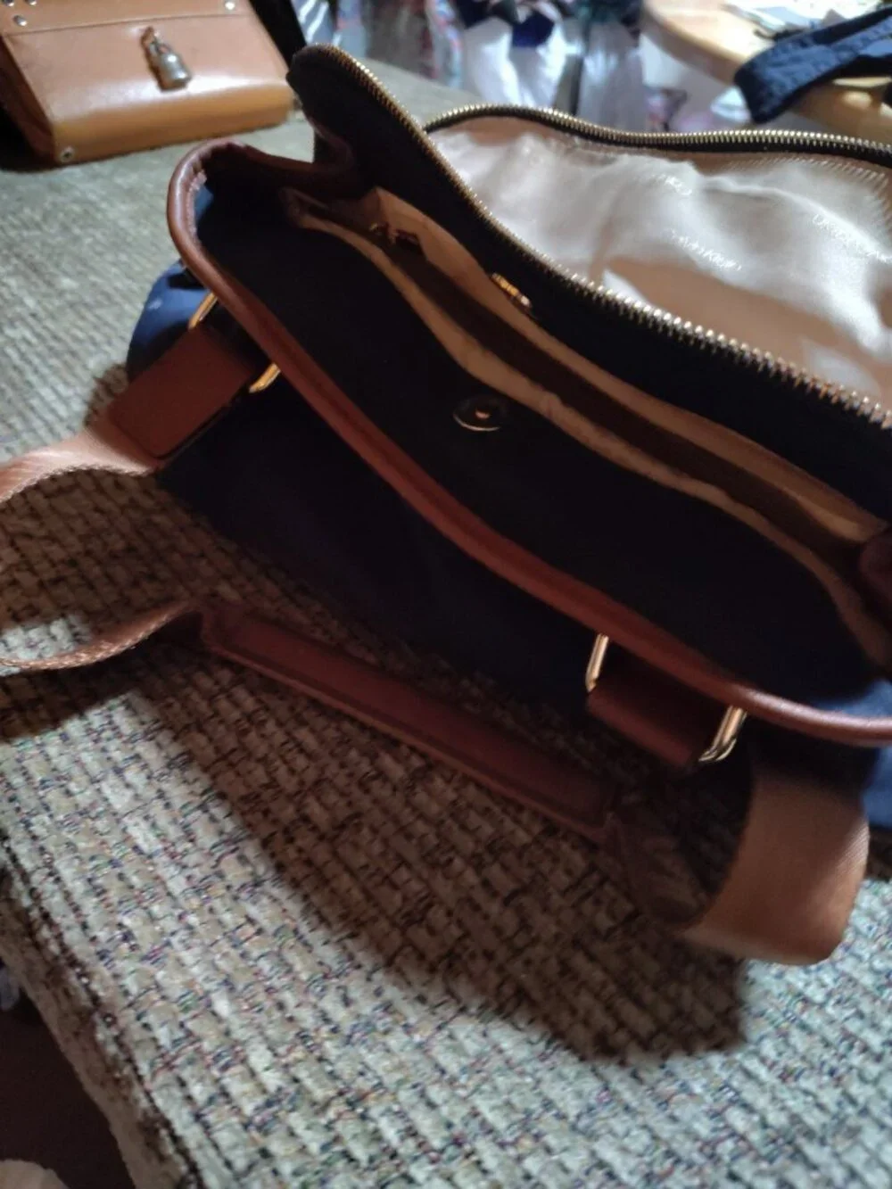 Calvin Klein navy tote bag 0000000552